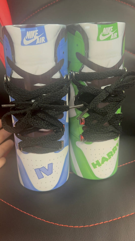 Shoelace Tumblers Custom β Sip in Sneaker Style πβ¨