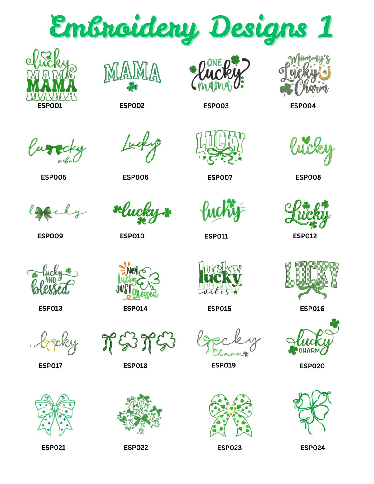 🧵Embroidery St. Patrick’s Day Shirts 🍀