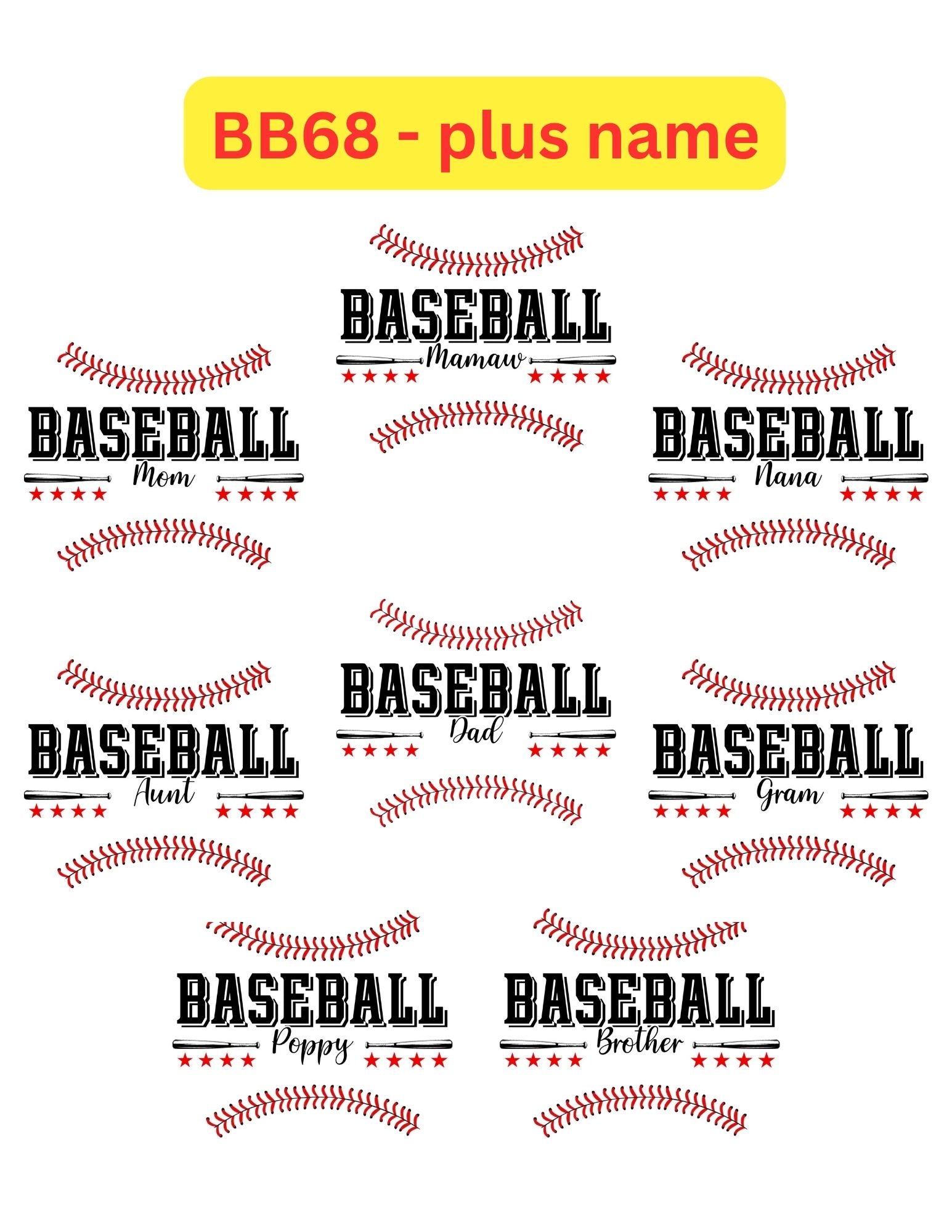 ⚾️🥎 Printed Baseball & Softball Shirts | Youth & Adult