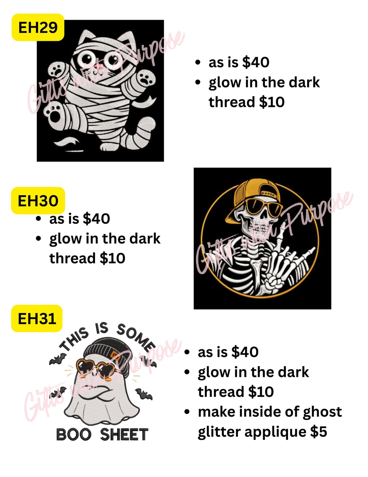 🎃 Halloween Collection - Embroidery 👻