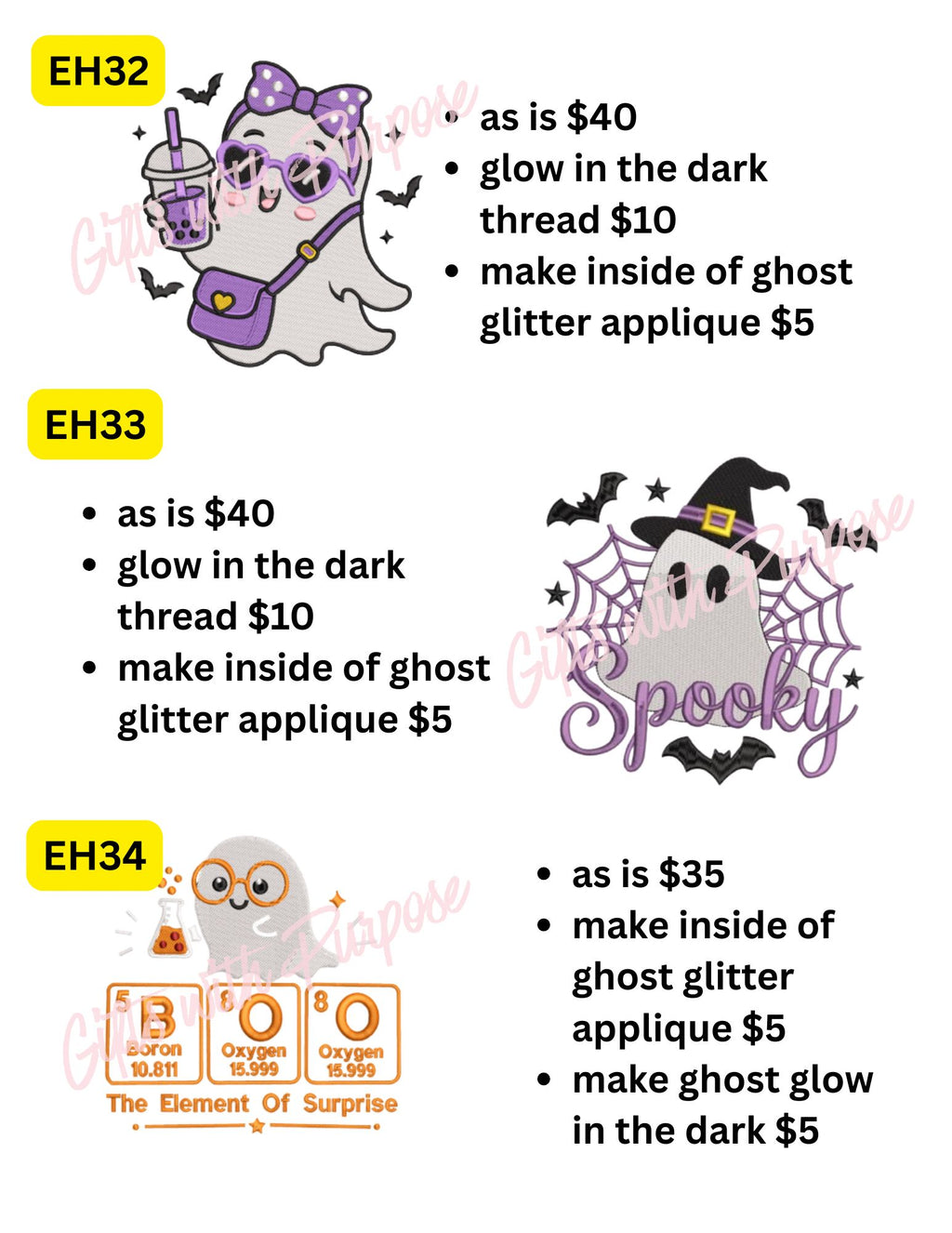🎃 Halloween Collection - Embroidery 👻