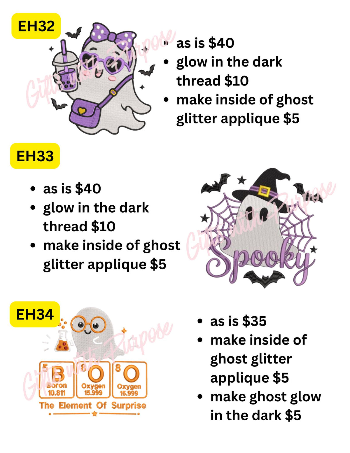 🎃 Halloween Collection - Embroidery 👻
