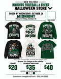 👻🎃🏈 NMJFC Knights Halloween Collection | T-Shirt, Crewneck, Hoodie