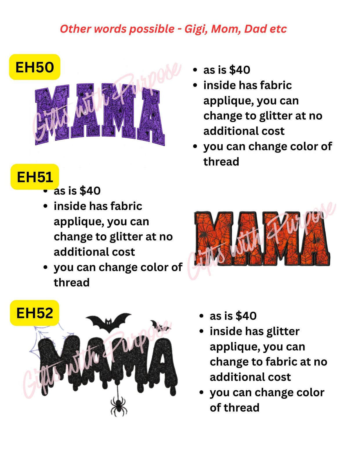 🎃 Halloween Collection - Embroidery 👻
