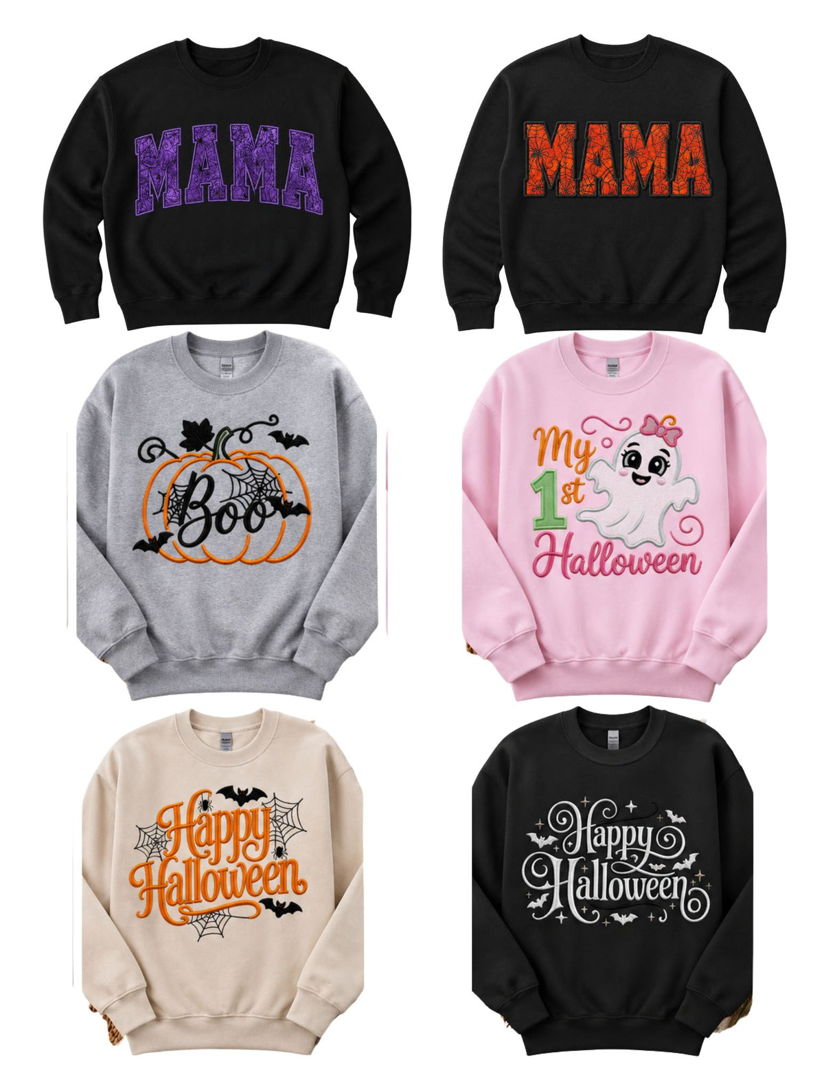 🎃 Halloween Collection - Embroidery 👻