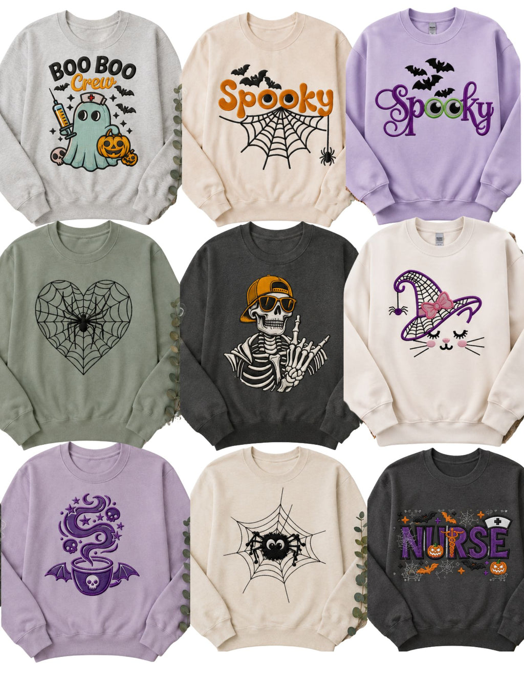 🎃 Halloween Collection - Embroidery 👻