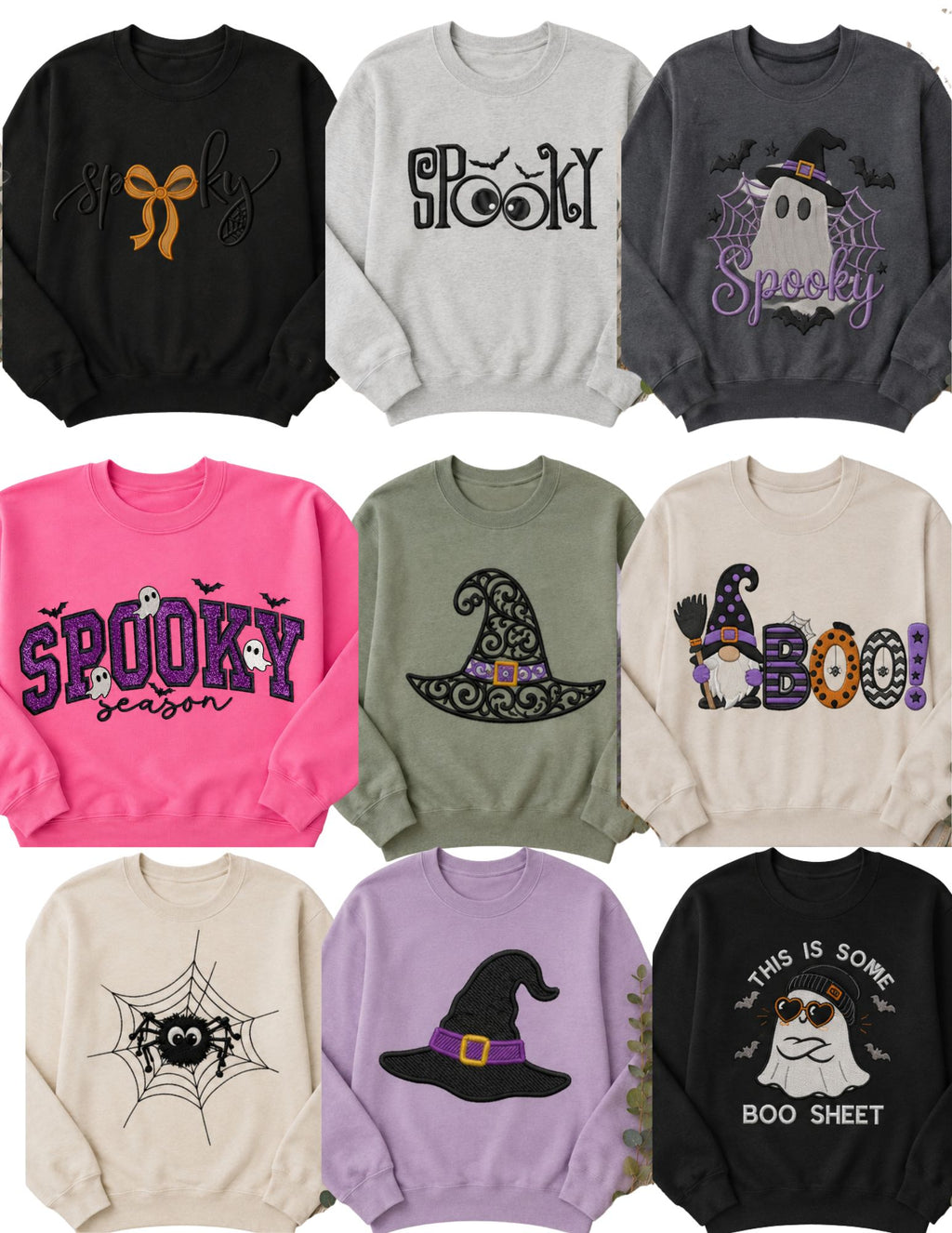 🎃 Halloween Collection - Embroidery 👻