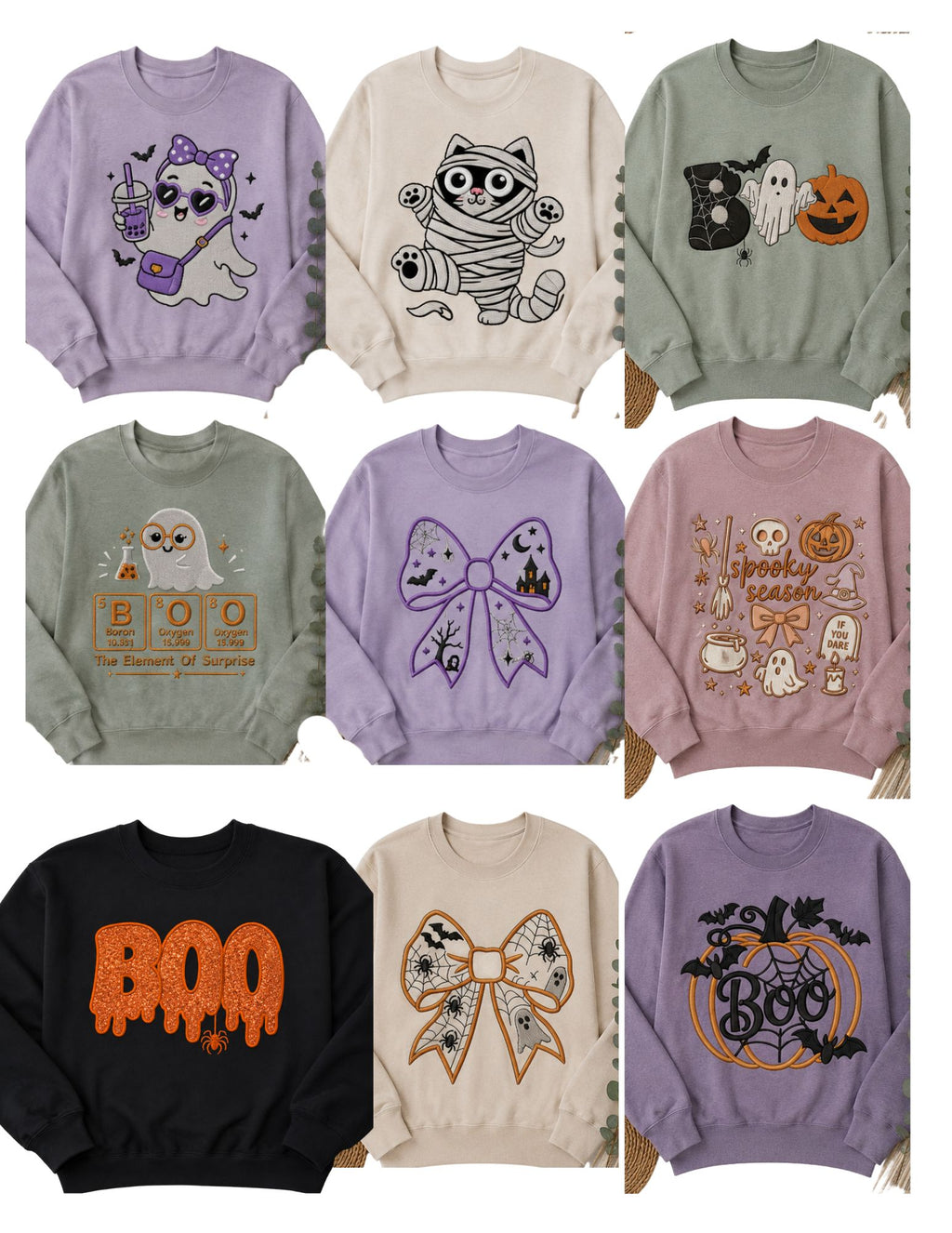 🎃 Halloween Collection - Embroidery 👻