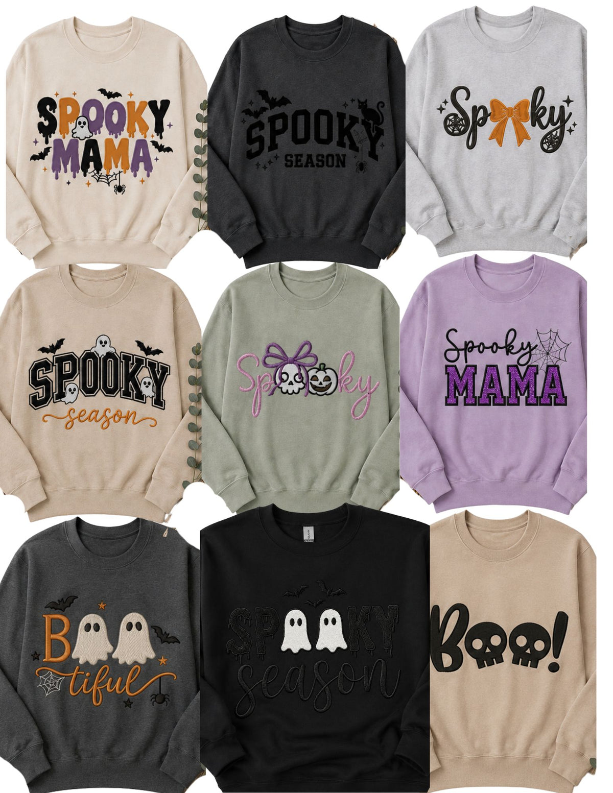 🎃 Halloween Collection - Embroidery 👻