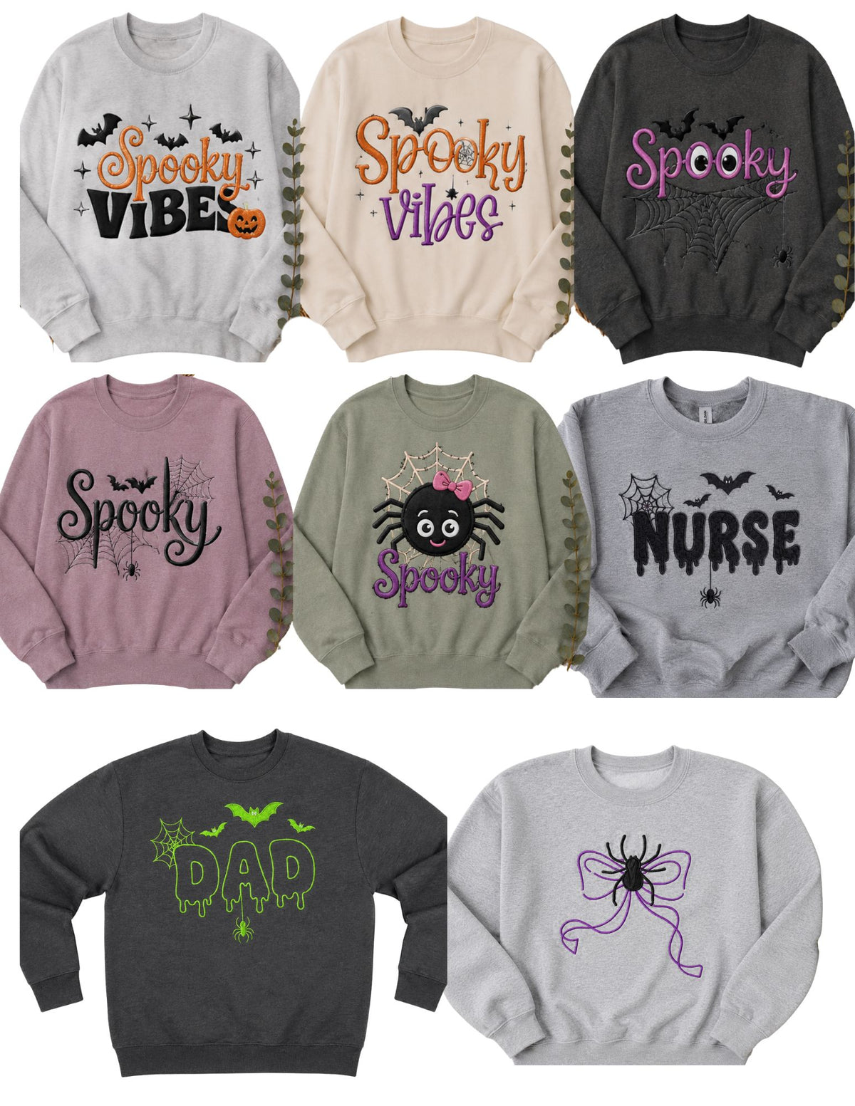🎃 Halloween Collection - Embroidery 👻