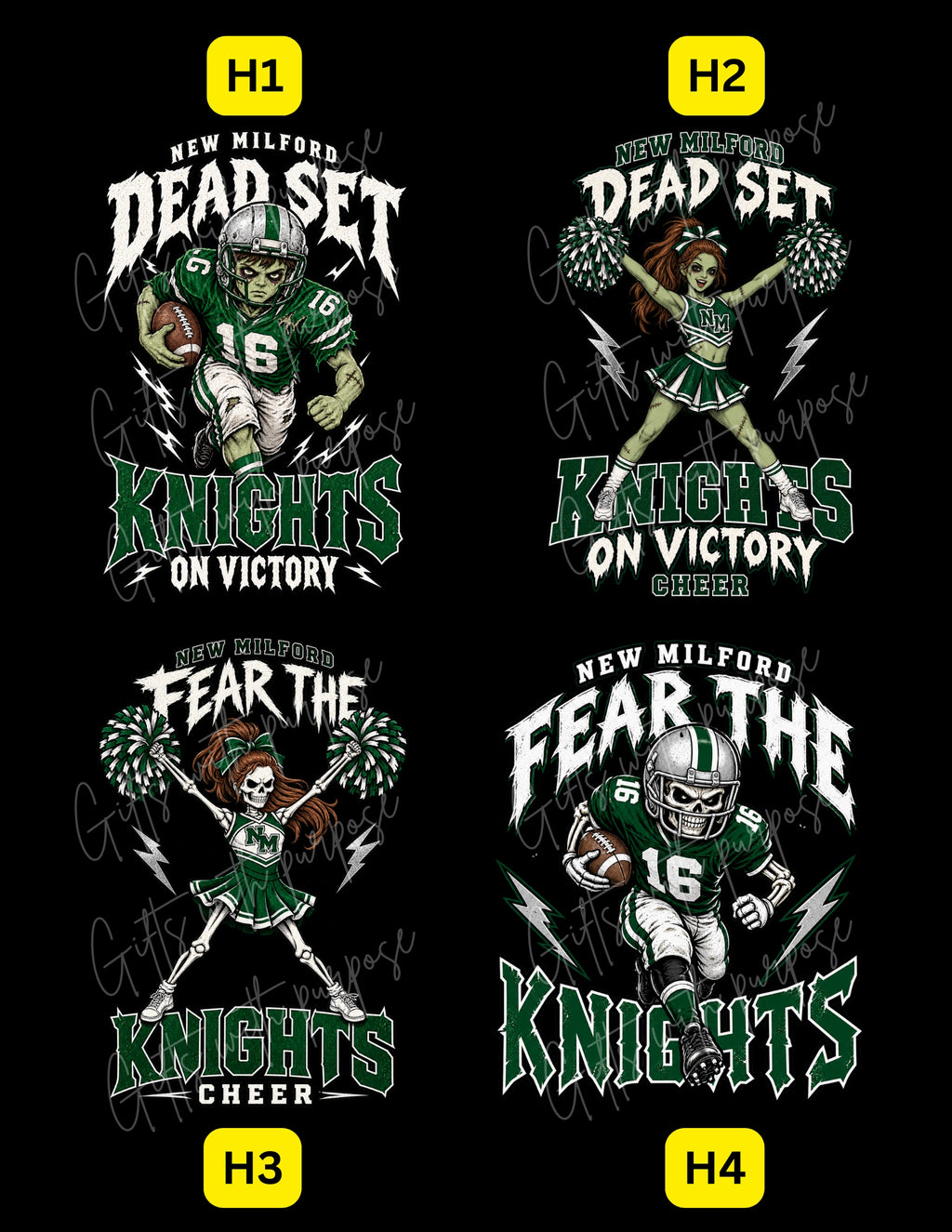 👻🎃🏈 NMJFC Knights Halloween Collection | T-Shirt, Crewneck, Hoodie