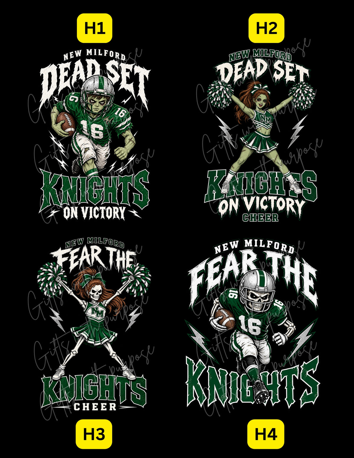 👻🎃🏈 NMJFC Knights Halloween Collection | T-Shirt, Crewneck, Hoodie