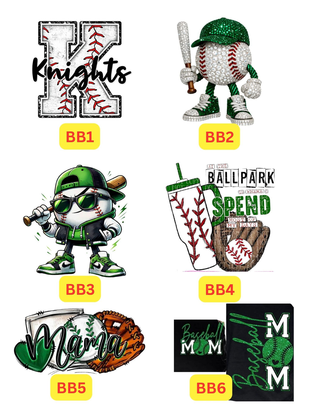 ⚾️🥎 Printed Baseball & Softball Shirts | Youth & Adult
