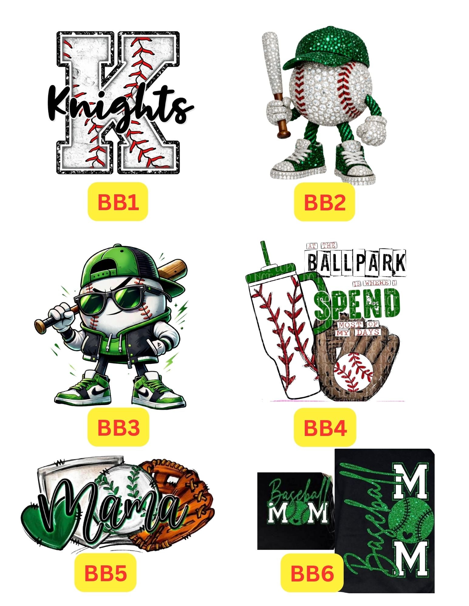 ⚾️🥎 Printed Baseball & Softball Shirts | Youth & Adult