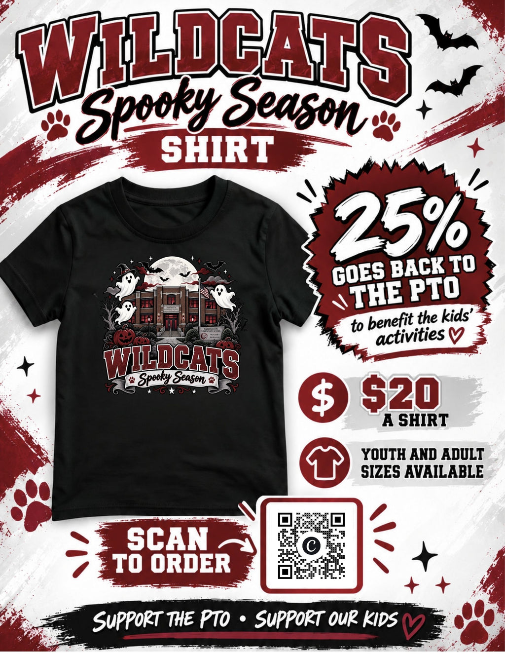 👻 Wildcats Spooky Season Shirt 🎃