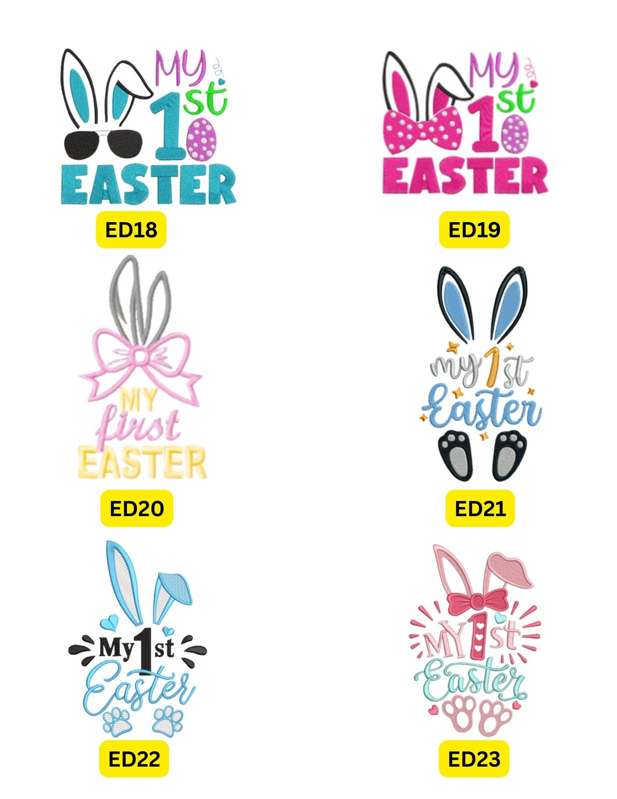 🧵Embroidery Easter Shirts 🐰