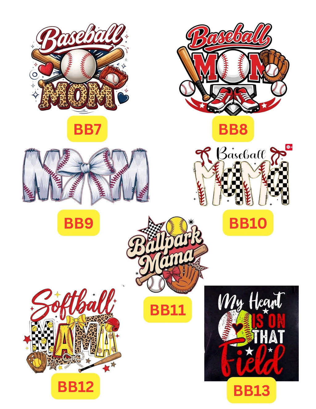 ⚾️🥎 Printed Baseball & Softball Shirts | Youth & Adult