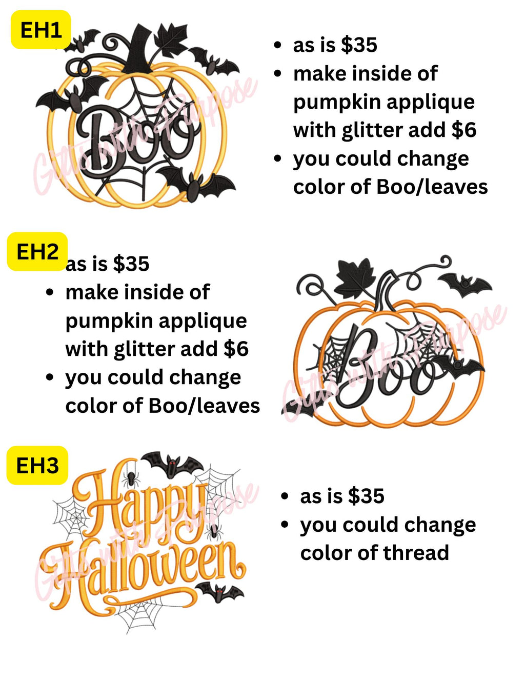 🎃 Halloween Collection - Embroidery 👻