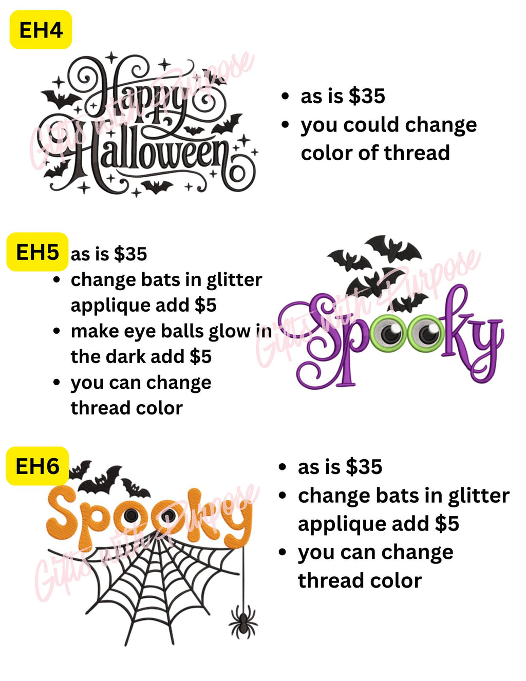 🎃 Halloween Collection - Embroidery 👻