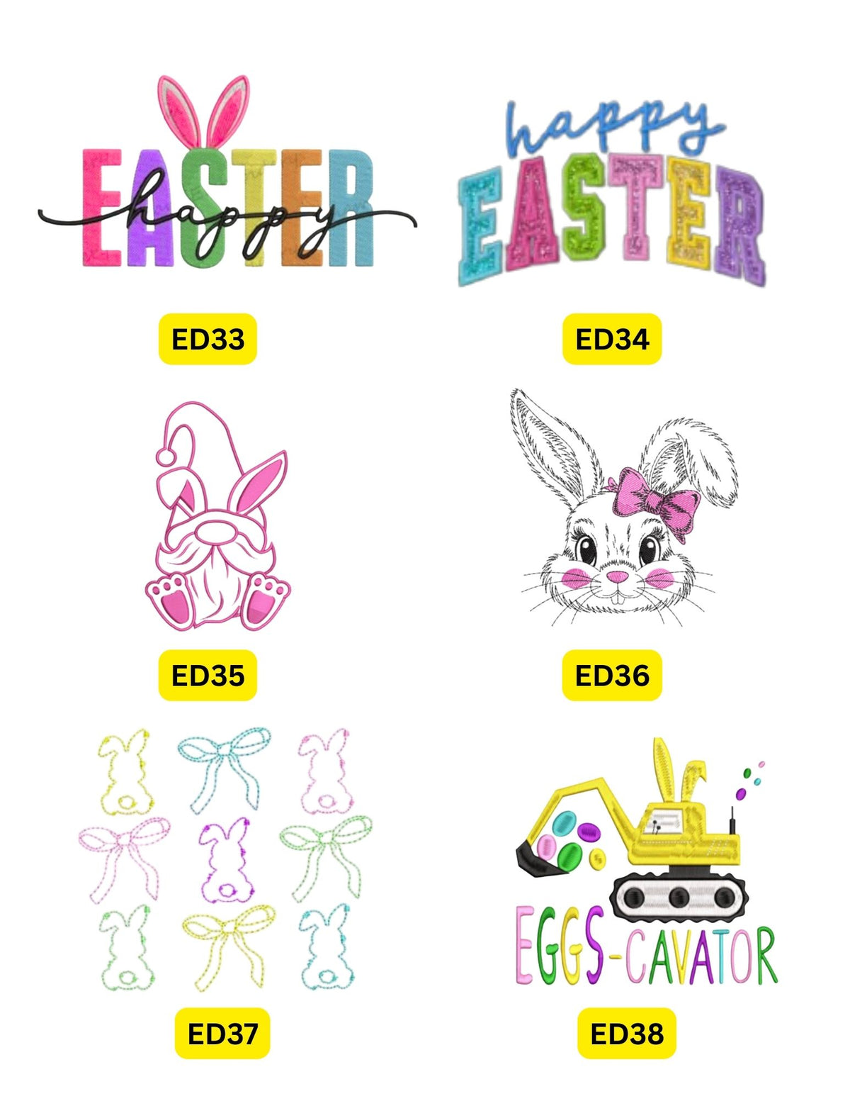 🧵Embroidery Easter Shirts 🐰