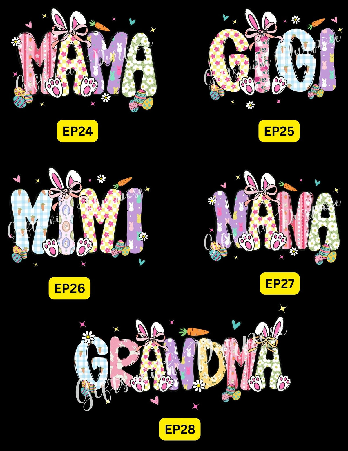 Personalized Easter Printed Shirts 🐰