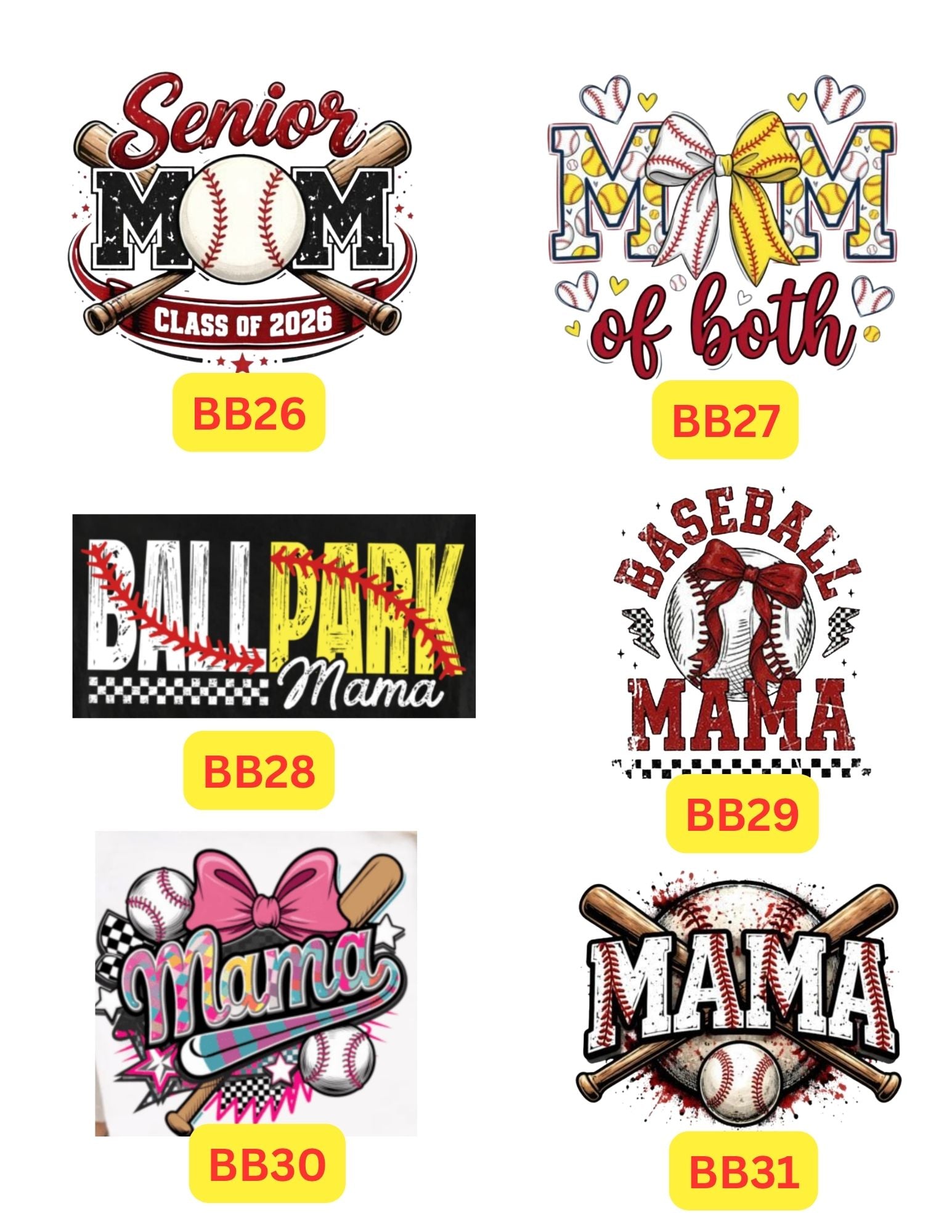 ⚾️🥎 Printed Baseball & Softball Shirts | Youth & Adult