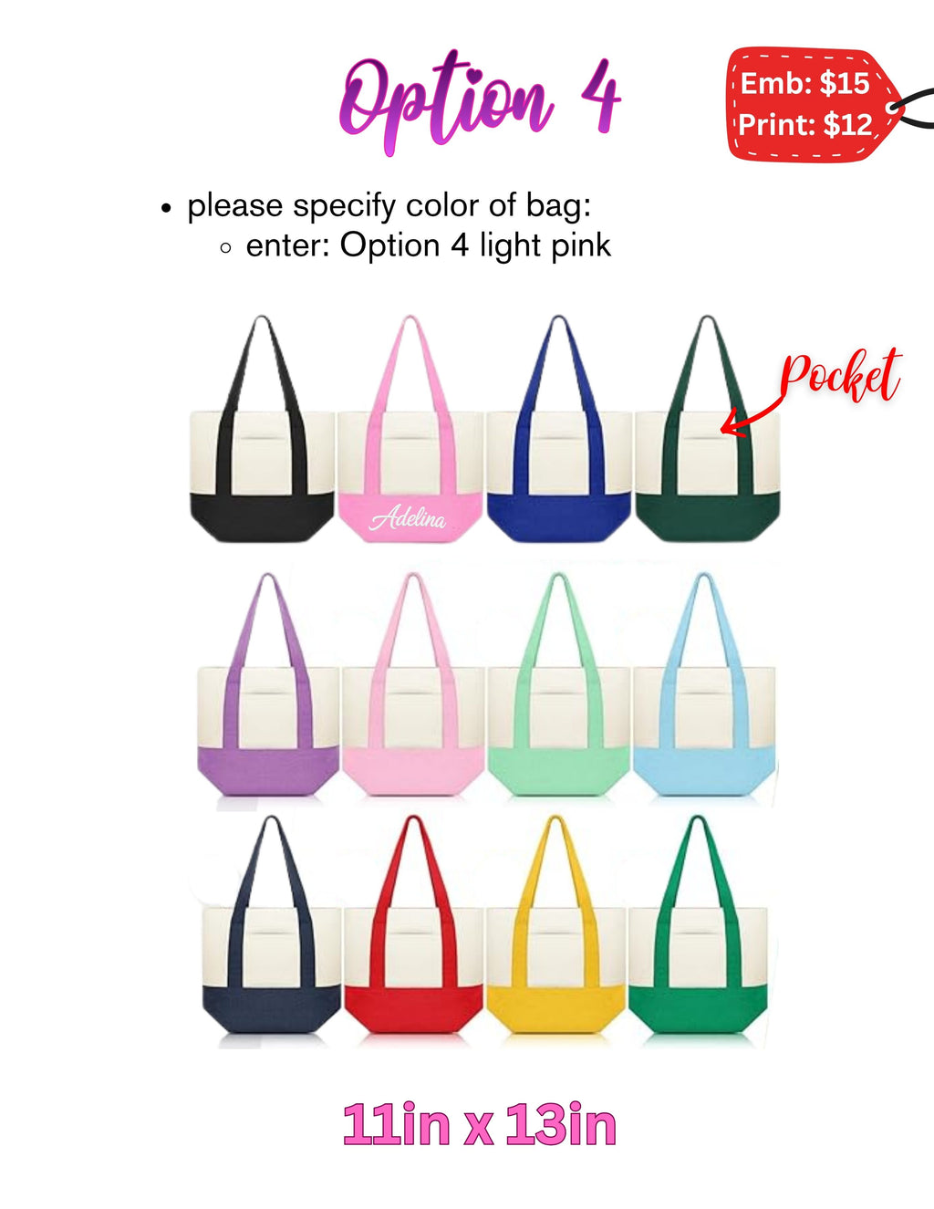 Personalized Tote Bags 👜