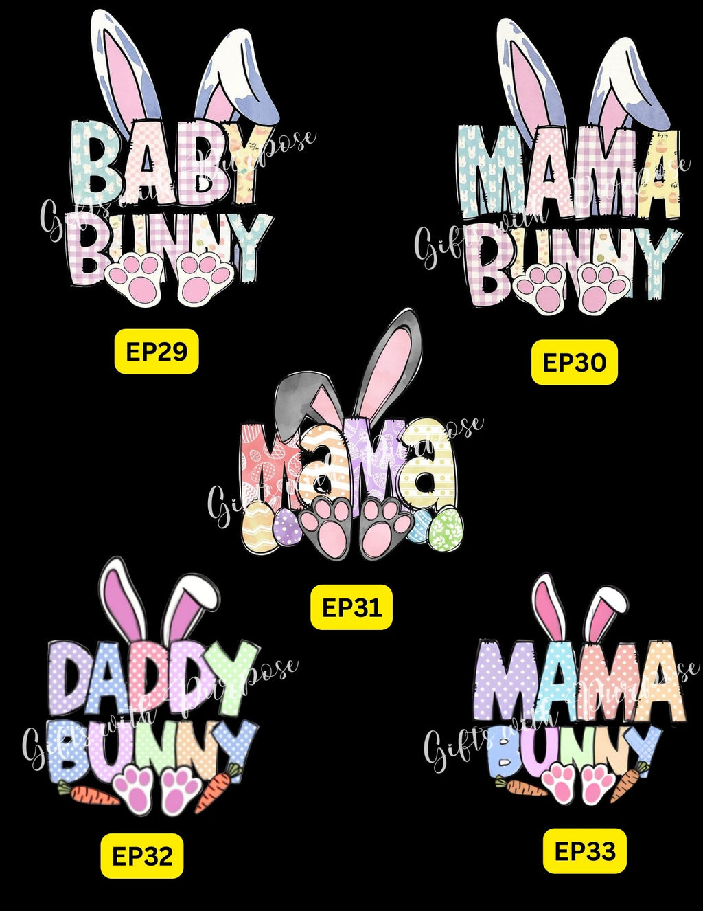 Personalized Easter Printed Shirts 🐰