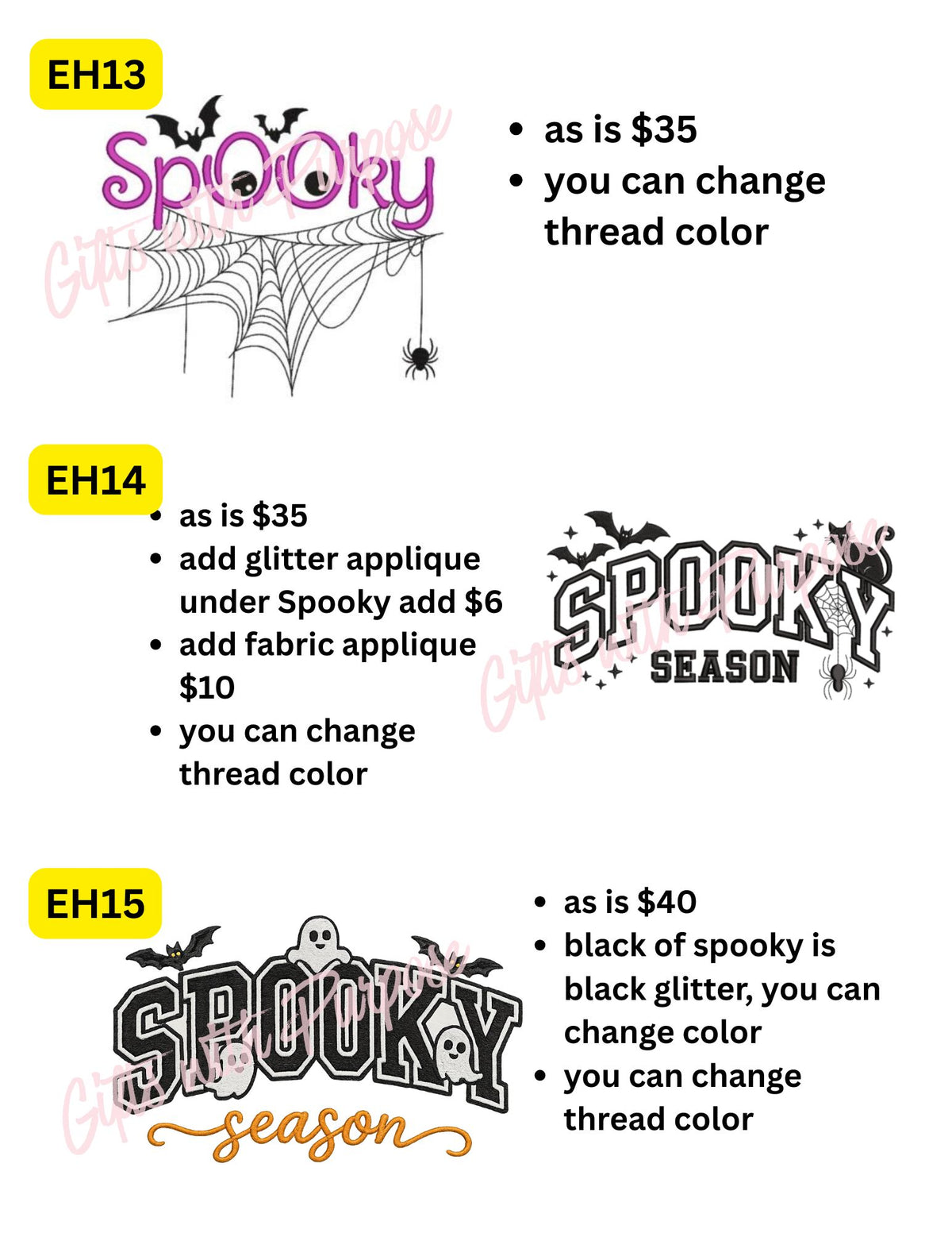 🎃 Halloween Collection - Embroidery 👻