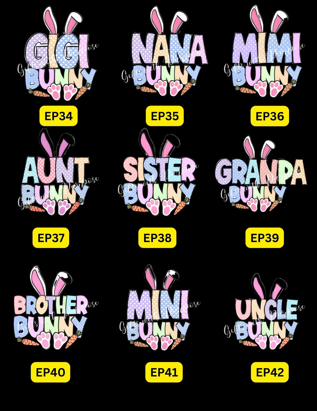 Personalized Easter Printed Shirts 🐰
