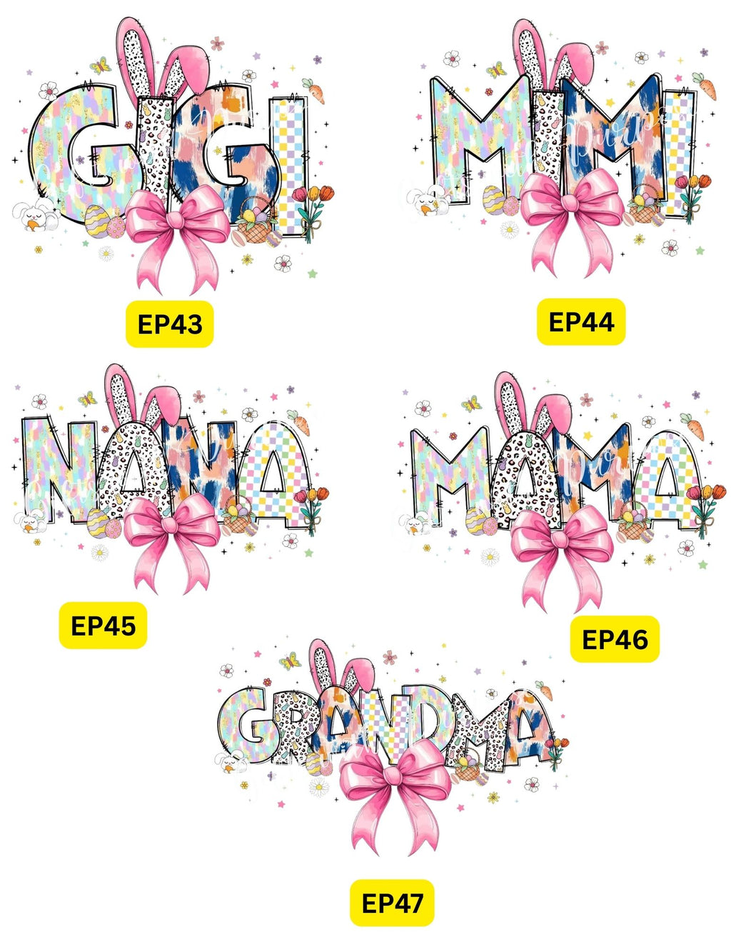 Personalized Easter Printed Shirts 🐰