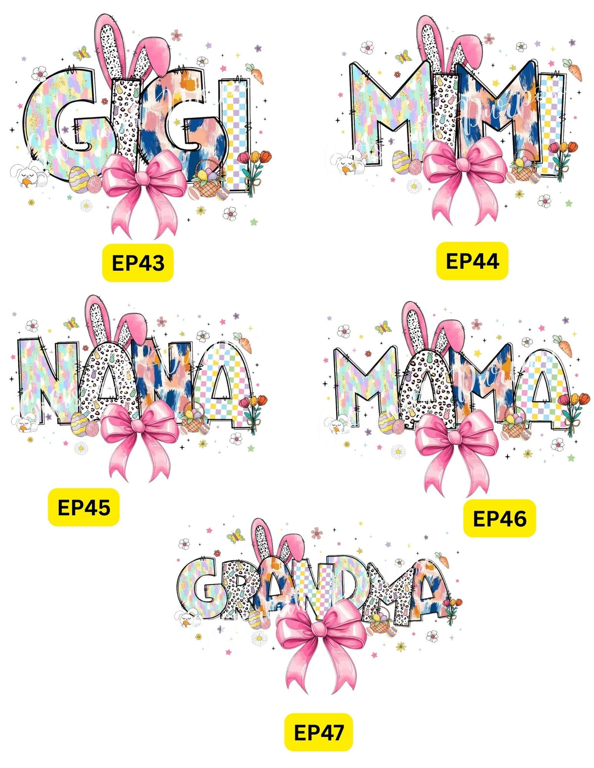 Personalized Easter Printed Shirts 🐰