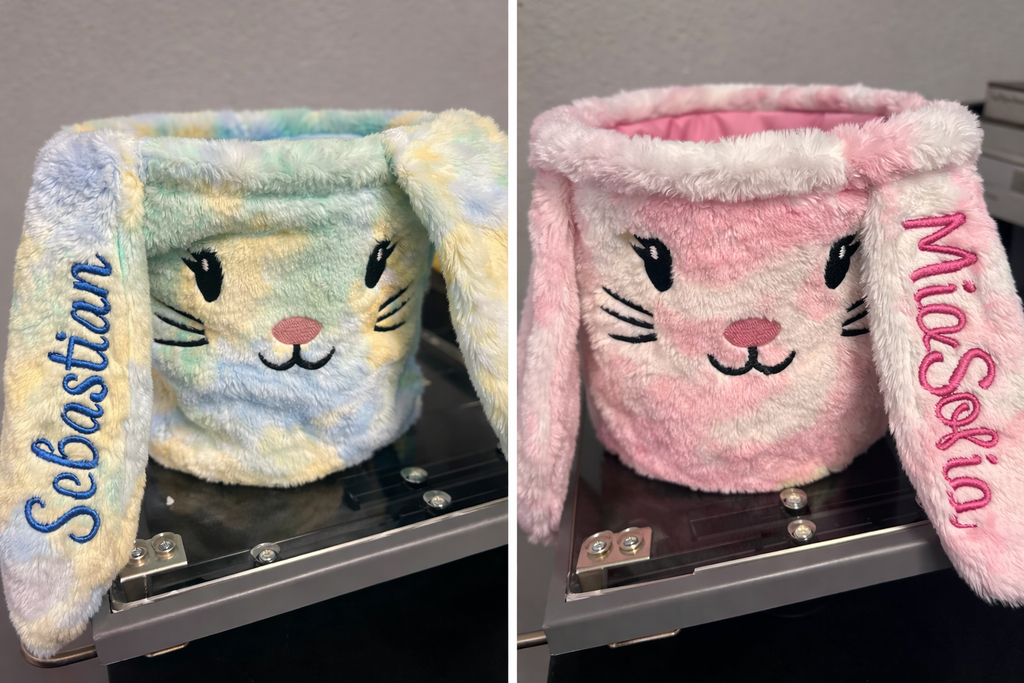 Personalized Bunny Easter Basket 🐰