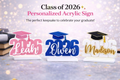 🎓 Personalized Acrylic Graduation Sign