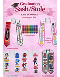 🎓 Personalized Graduation Sash / Stole