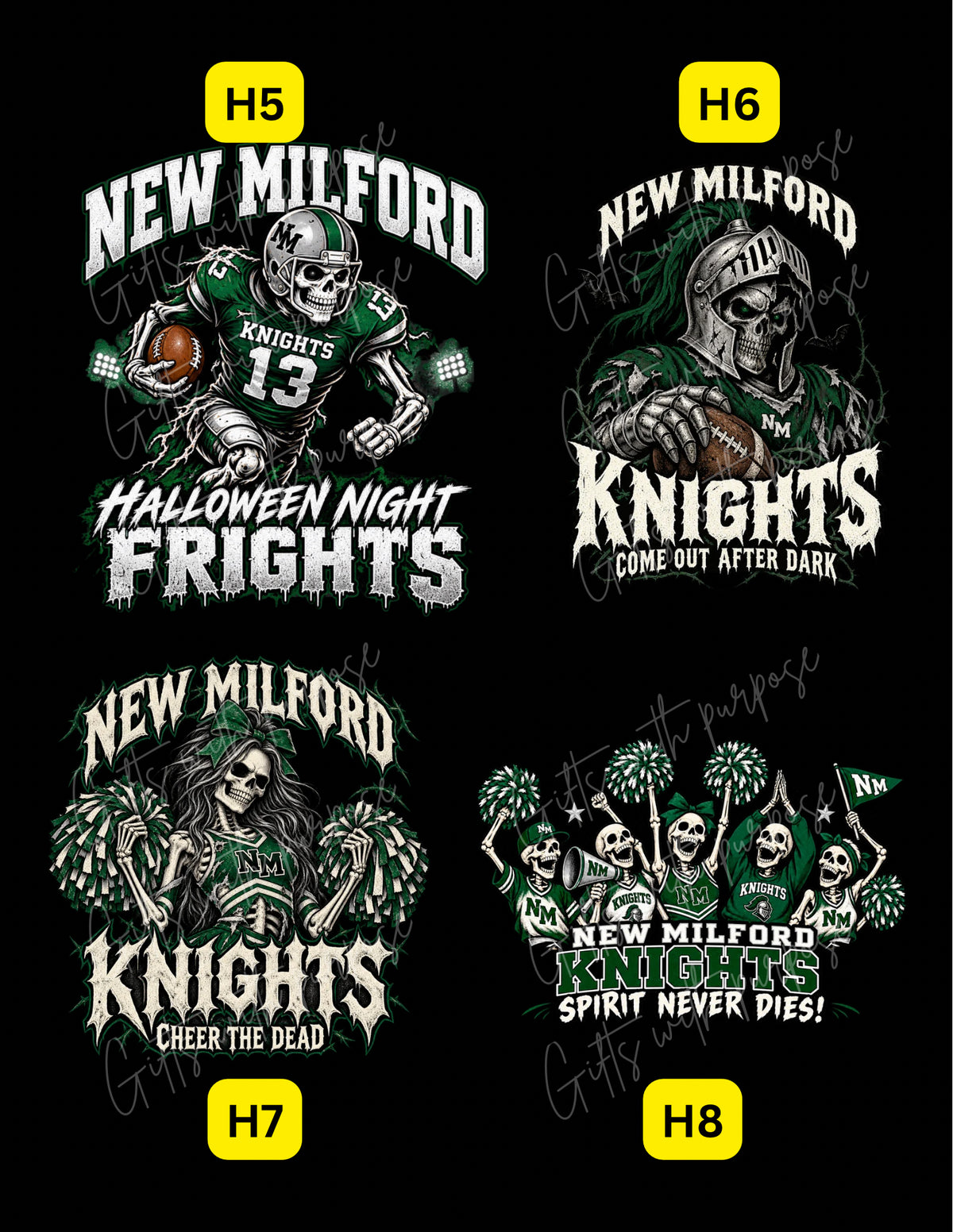 👻🎃🏈 NMJFC Knights Halloween Collection | T-Shirt, Crewneck, Hoodie