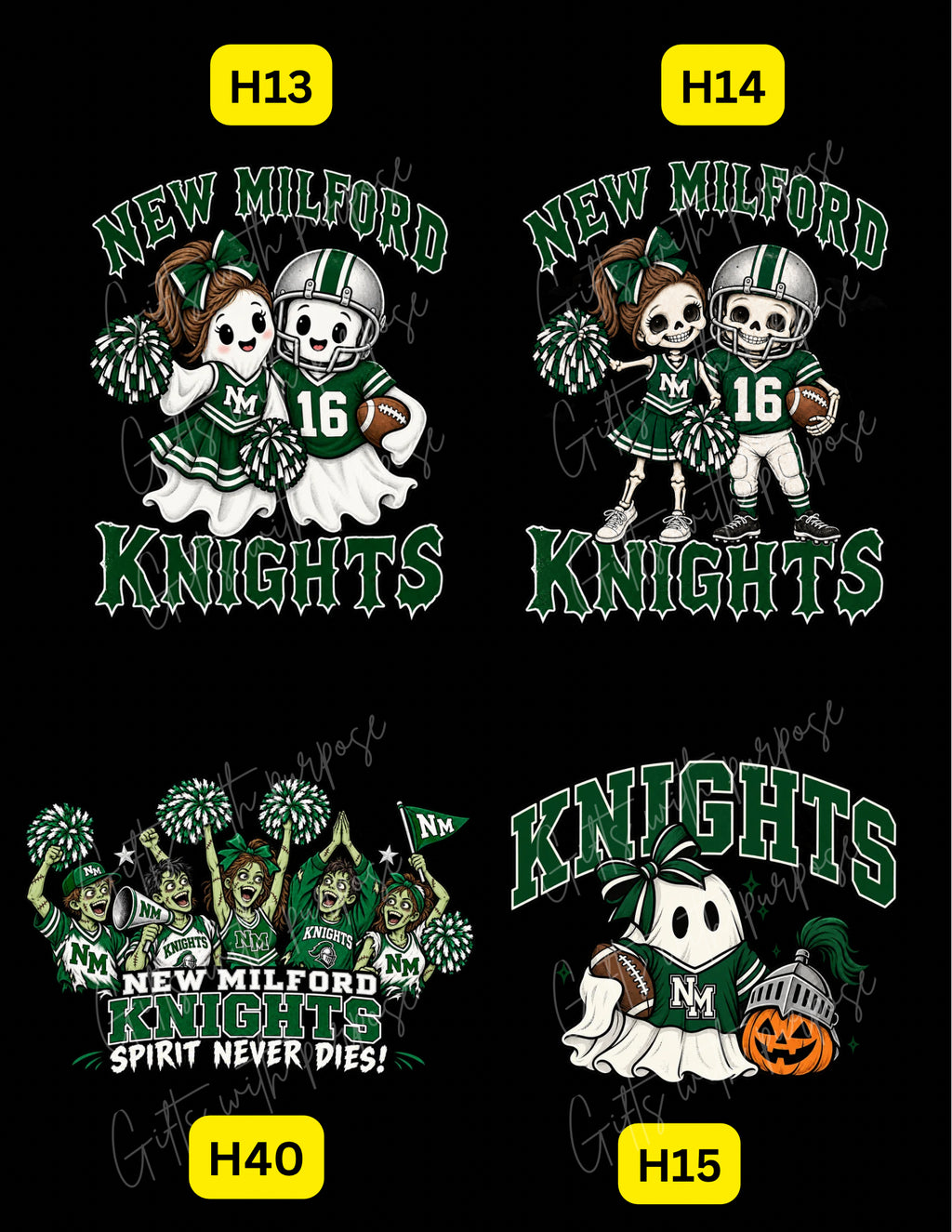 👻🎃🏈 NMJFC Knights Halloween Collection | T-Shirt, Crewneck, Hoodie