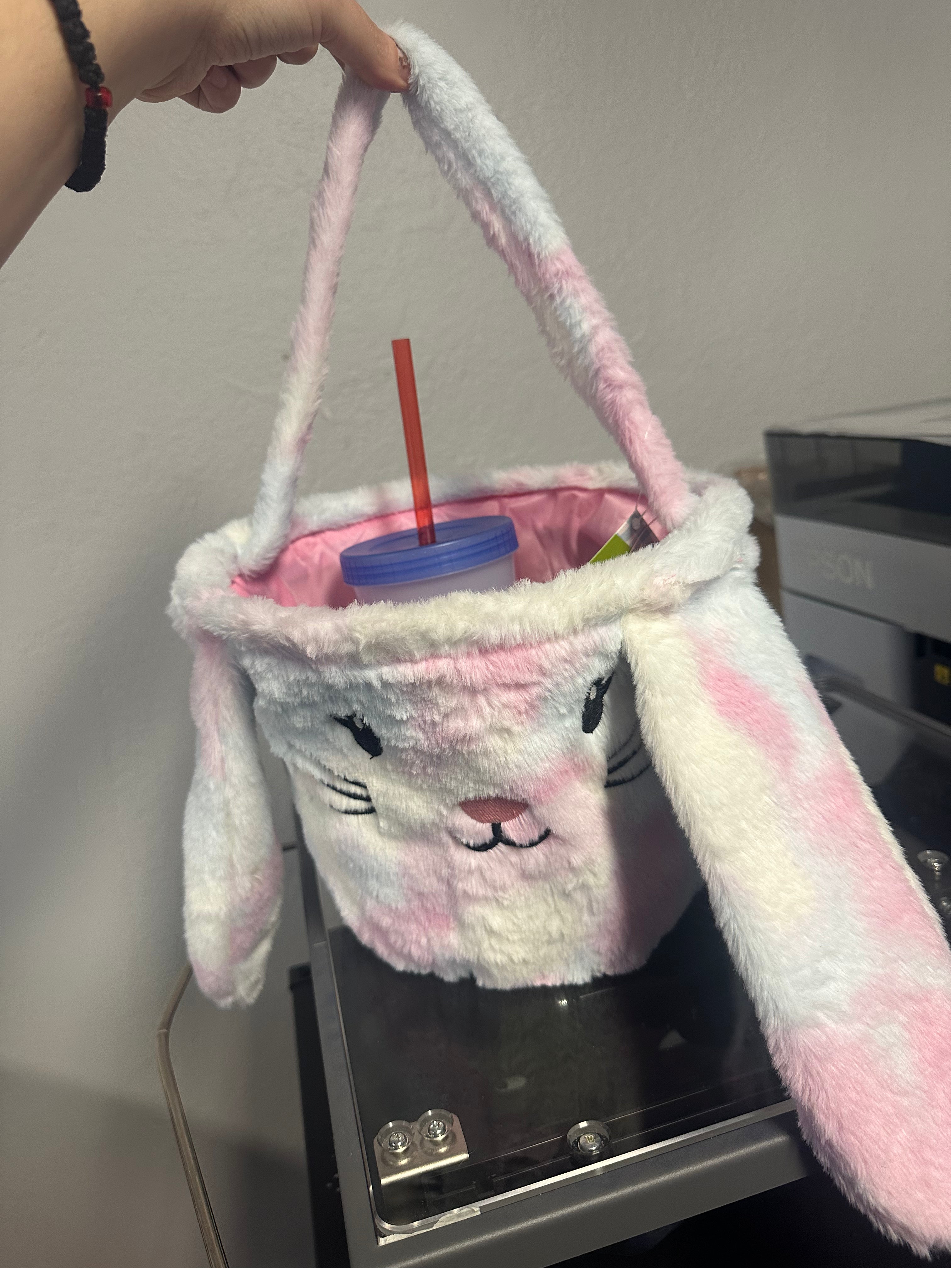 Personalized Bunny Easter Basket 🐰