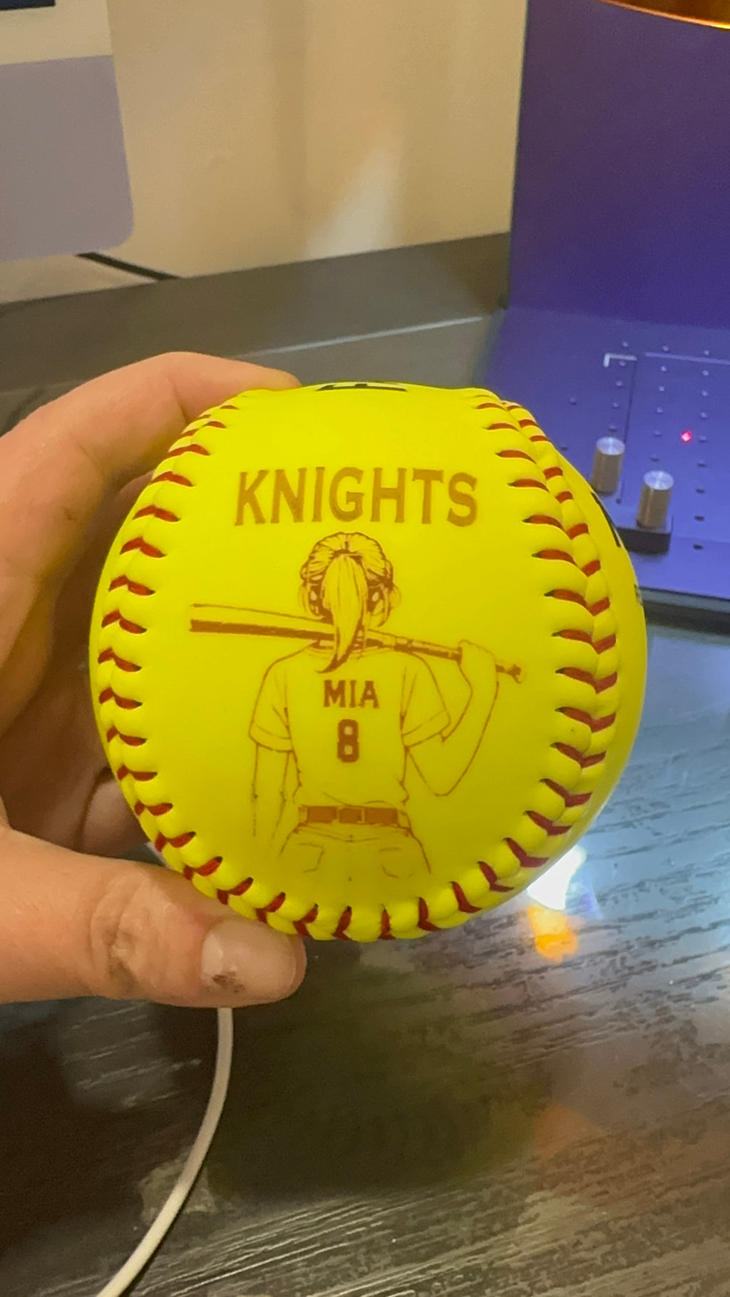 ⚾️🥎 Custom Engraved Baseballs & Softballs