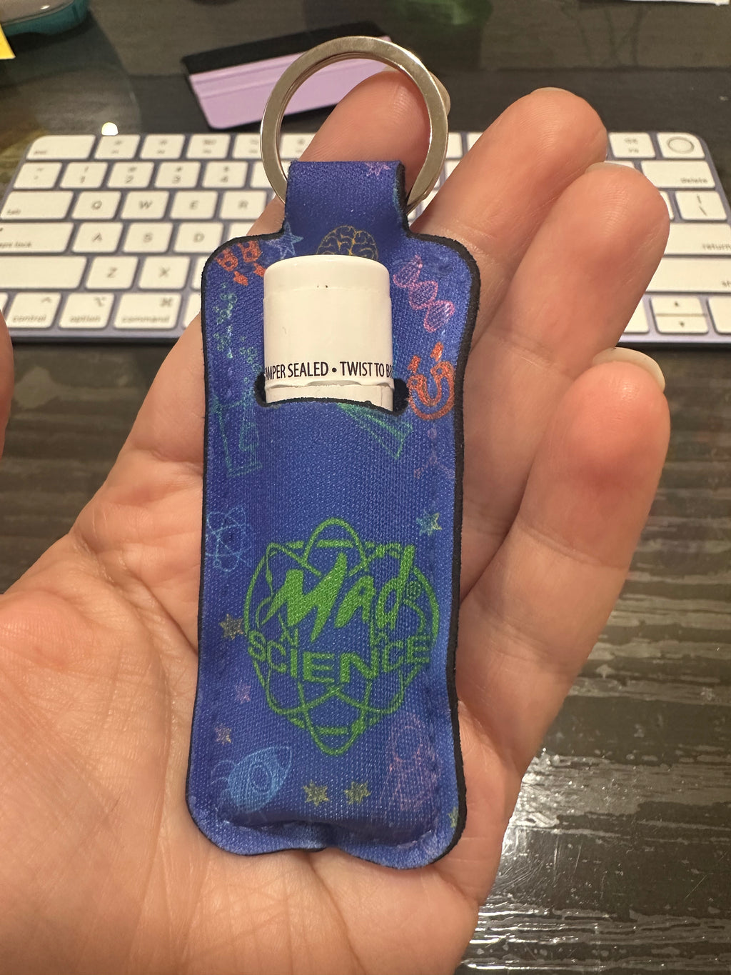 Custom Chapstick Holder Keychains – Always Within Reach 💋