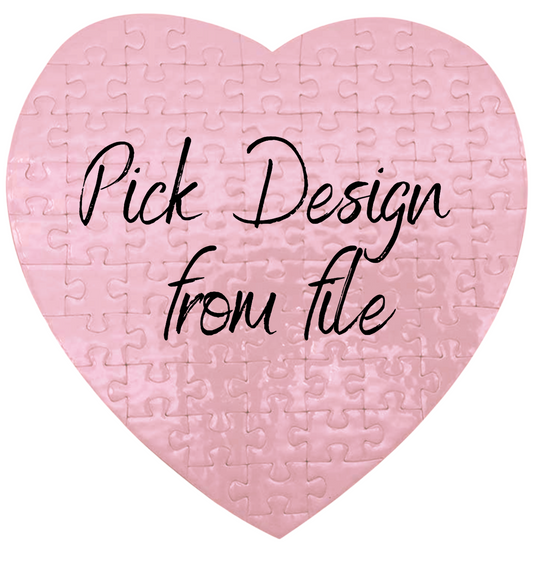 Heart Puzzles - Personalized