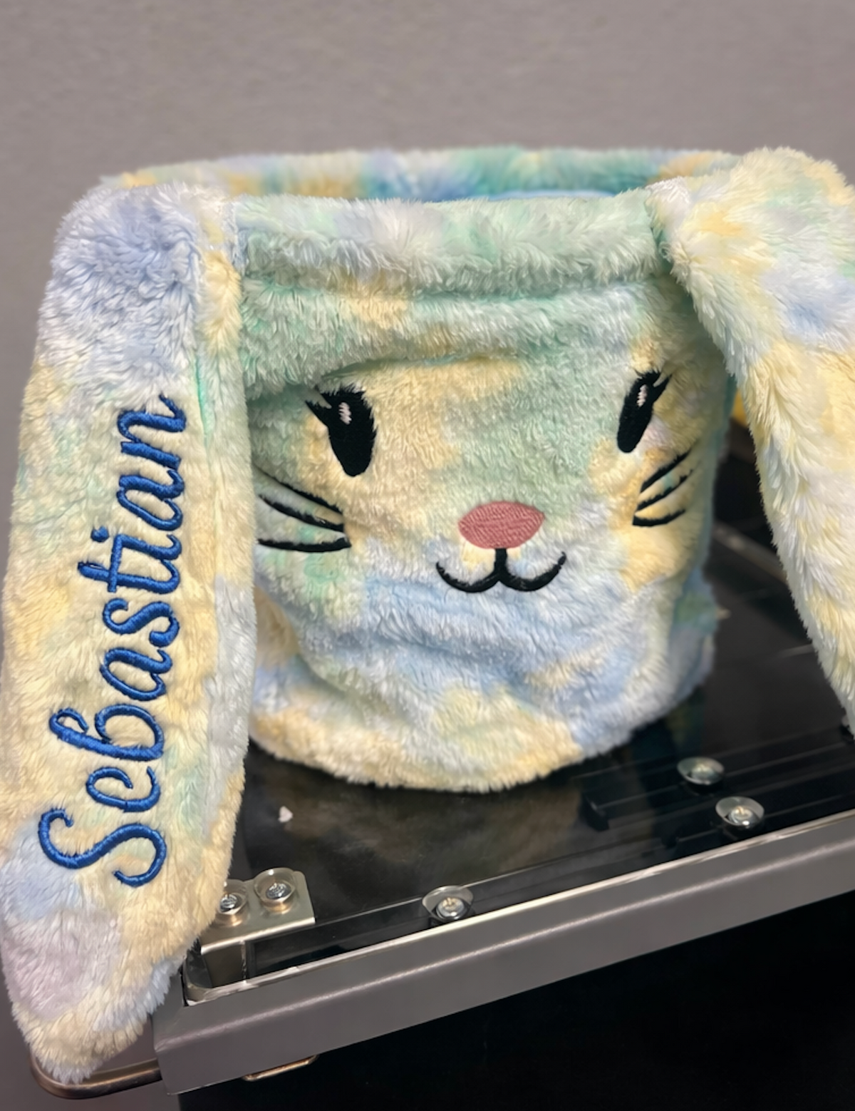 Personalized Bunny Easter Basket 🐰
